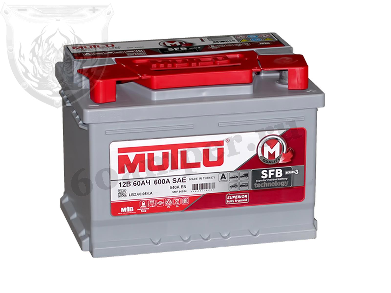 Изображение Аккумулятор MUTLU 60 А*ч Прямой SFB 510А : №1