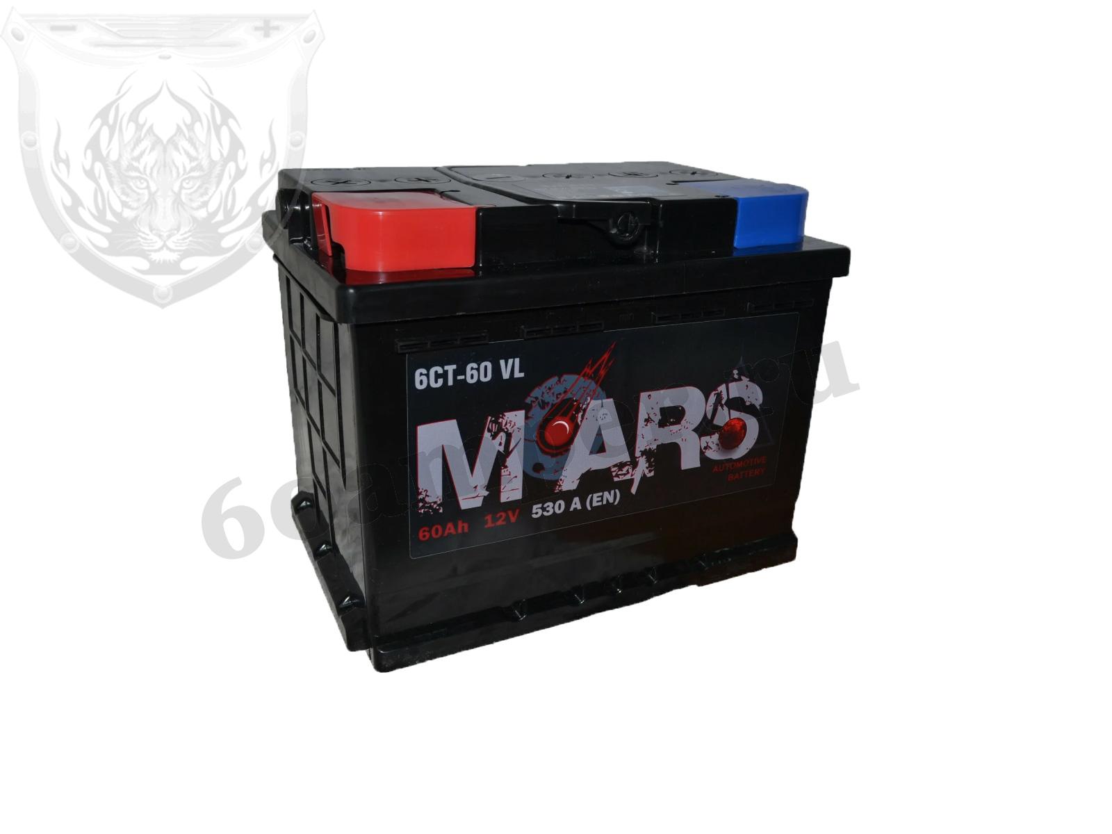 Изображение Аккумулятор MARS 60 А*ч Прямой : №1